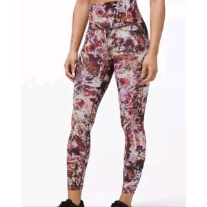 Lululemon Women's Size 6 Wunder Under Train High-Rise Tight Urbantricity Multi